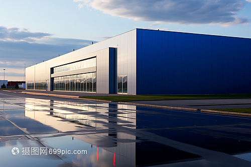 蓝色玻璃大厦 现代建筑幕墙工程的科技与美学融合